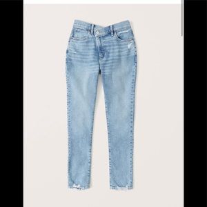 Abercrombie Curve Love High Rise Super Skinny Ankle Jeans